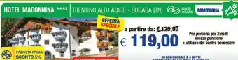 MD Discount Hotel Madonnina Trentino Alto Adige offerta