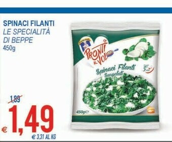 MD Discount Le Specialità Di Beppe Spinaci Filanti offerta