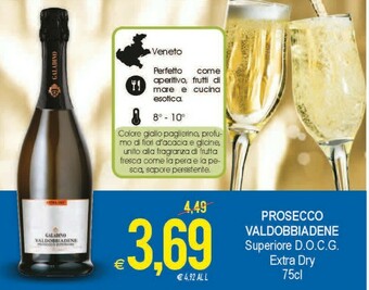 MD Discount Galadino Prosecco Valdobbiadene offerta