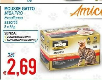 MD Discount Miba Excellence Mousse Gatto offerta