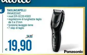 MD Discount Panasonic Tagliacapelli Gc20-k503 Regolazione Di Lunghezza offerta