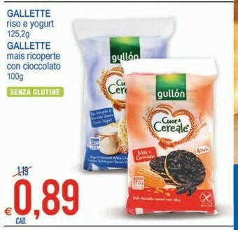 MD Discount Gullon Gallette Riso E Yogurt offerta