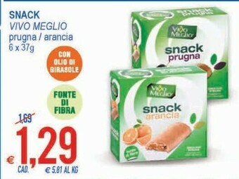 Vivo Meglio Snack Prugna 222 G(ml)
