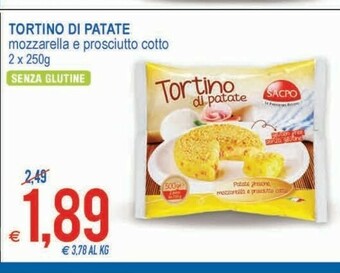 MD Discount Sacpo Tortina Di Patate Mozzarella E Prosciutto Cotto offerta