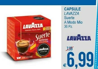 MD Discount Lavazza Suerte Capsule Caffè Tostatura Scura 36 Pezzo(i) offerta