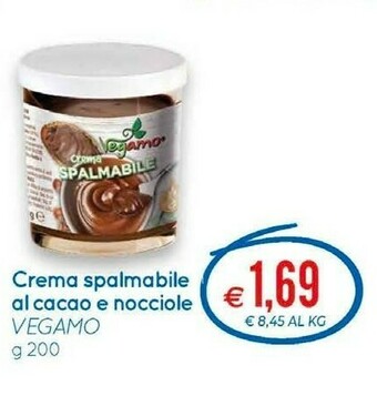 MD Discount Vegamo Crema Spalmabile Al Cacao E Nocciole offerta