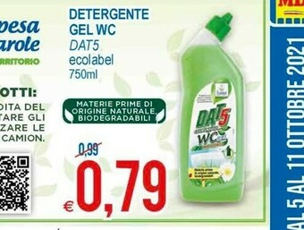 MD Discount Dat5 Detergente Gel Wc offerta