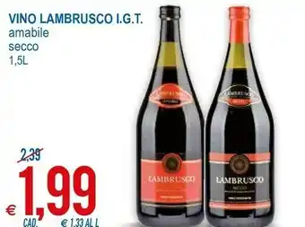 MD Discount Vino Lambrusco Amabile offerta