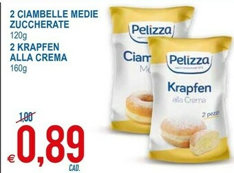 MD Discount Pelizza 2 Ciambelle Medie Zuccherate offerta