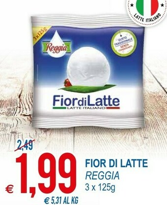 MD Discount Reggia - Fior Di Latte 125 G(ml) offerta