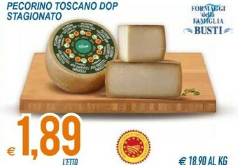 MD Discount Pecorino Toscano Dop Stagionato offerta
