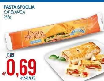 MD Discount Ca' Bianca Pasta Sfoglia offerta
