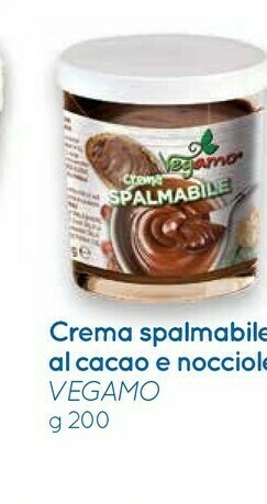 MD Discount Vegamo Crema Spalmabile Al Cacao E Nocciole offerta