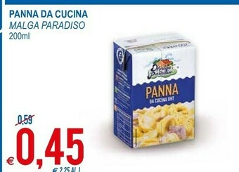 MD Discount Malga Paradiso Panna Da Cucina 200 G(ml) offerta
