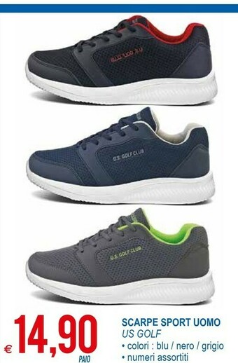 MD Discount Us Golf Scarpe Sport Uomo offerta