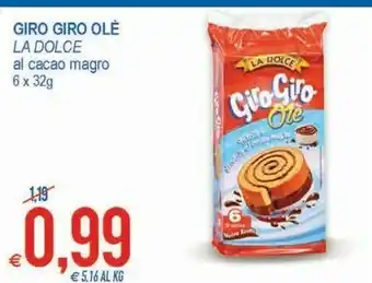 MD Discount La Dolce Giro Giro Olè 192 G(ml) offerta