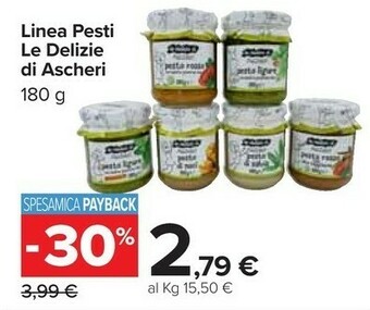 Carrefour Le Delizie Di Ascheri - Pesto Di Noci 180 G(ml) offerta
