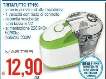 MD Discount Master Tritatutto Tt150 offerta