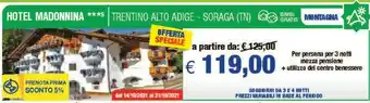 MD Discount Hotel Madonnina Trentino offerta