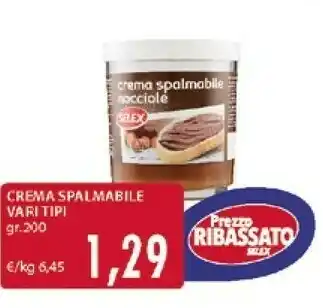 Mercatò Selex Crema Spalmabile 200 G(ml) offerta