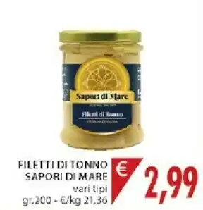 Mercatò Sapori Di Mare Filetti Di Tonno offerta