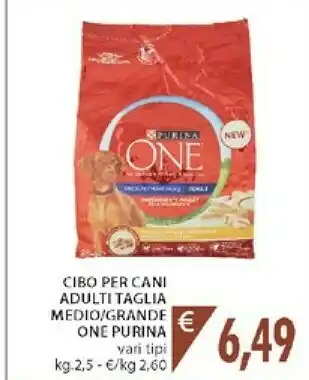 Mercatò Purina Cibo Per Cani Adulti Taglia Medio offerta