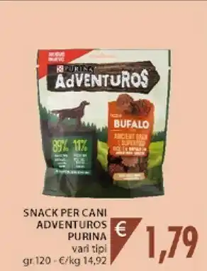 Mercatò Purina Snack Per Cani Adventuros offerta