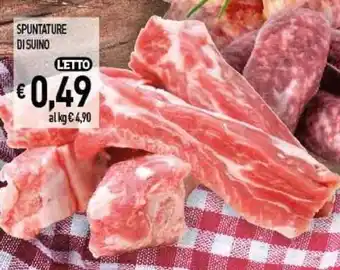 Iper La Spesa SPUNTATURE DI SUINO offerta