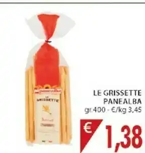 Mercatò Panealba Grissini offerta