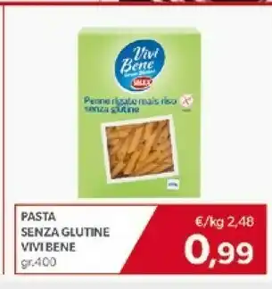 Mercatò Selex Pasta Senza Glutine Vivi Bene offerta