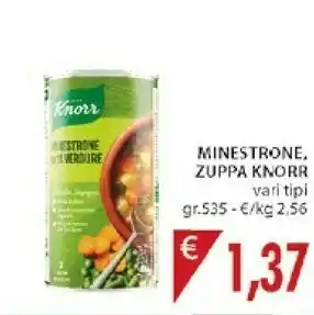 Mercatò Knorr Minestrone Zuppa offerta