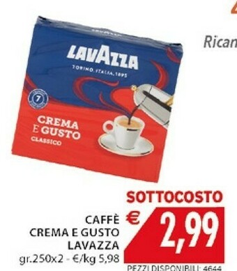 Mercatò Lavazza Caffe Crema E Gusto offerta