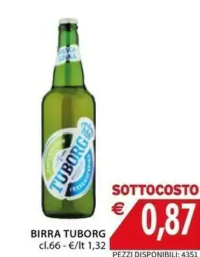 Mercatò Tuborg Birra 660 G(ml) offerta
