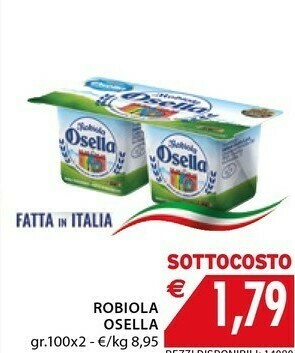 Mercatò Osella Robiola offerta