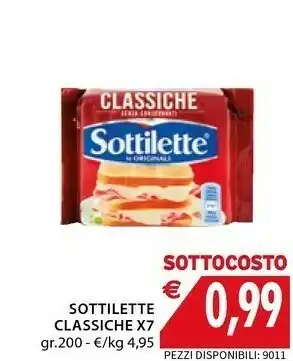 Mercatò Mondelez - Sottilette Le Originali Classiche 200 G(ml) offerta