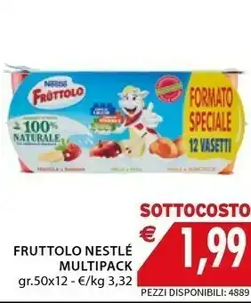 Mercatò Nestlè Fruttolo Multipack offerta