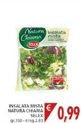 Mercatò Selex Insalata Mista Natura Chiama offerta