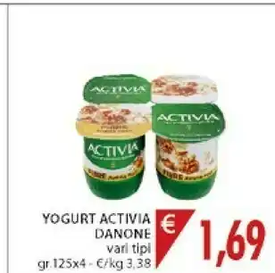 Mercatò Danone Activia Fibre Muesli 500 G(ml) offerta