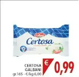 Mercatò Galbani Certosa 165 G(ml) offerta