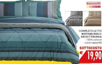 Bassetti Completo Letto Matrimoniale