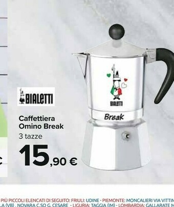 Carrefour Bialetti Moka offerta