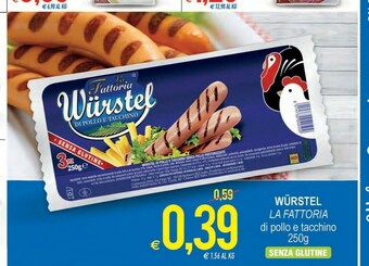 MD Discount La Fattoria Wurstel Di Pollo E Tacchino offerta