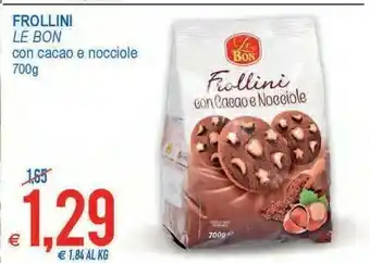 MD Discount Le Bon Frollini Con Cacao E Nocciole 700 G(ml) offerta