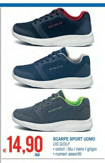 MD Discount Us Golf Scarpe Sport Uomo offerta