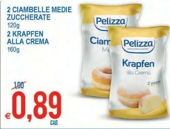 MD Discount Pelizza 2 Ciambelle Medie Zuccherate offerta