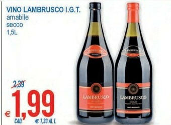 MD Discount Vino Lambrusco Igt offerta