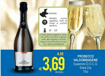 MD Discount Galadino Prosecco Valdobbiadene offerta