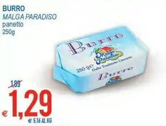 MD Discount Malga Paradiso - Burro 250 G(ml) offerta