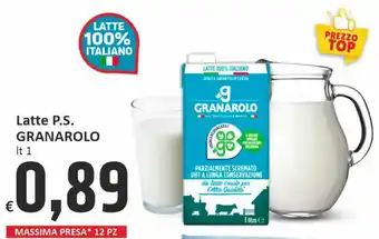 Paghi Poco Latte P.S. GRANAROLO It 1 offerta