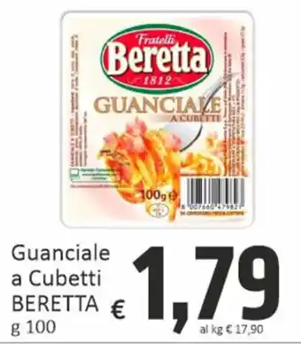 Paghi Poco Guanciale a Cubetti BERETTA g 100 offerta